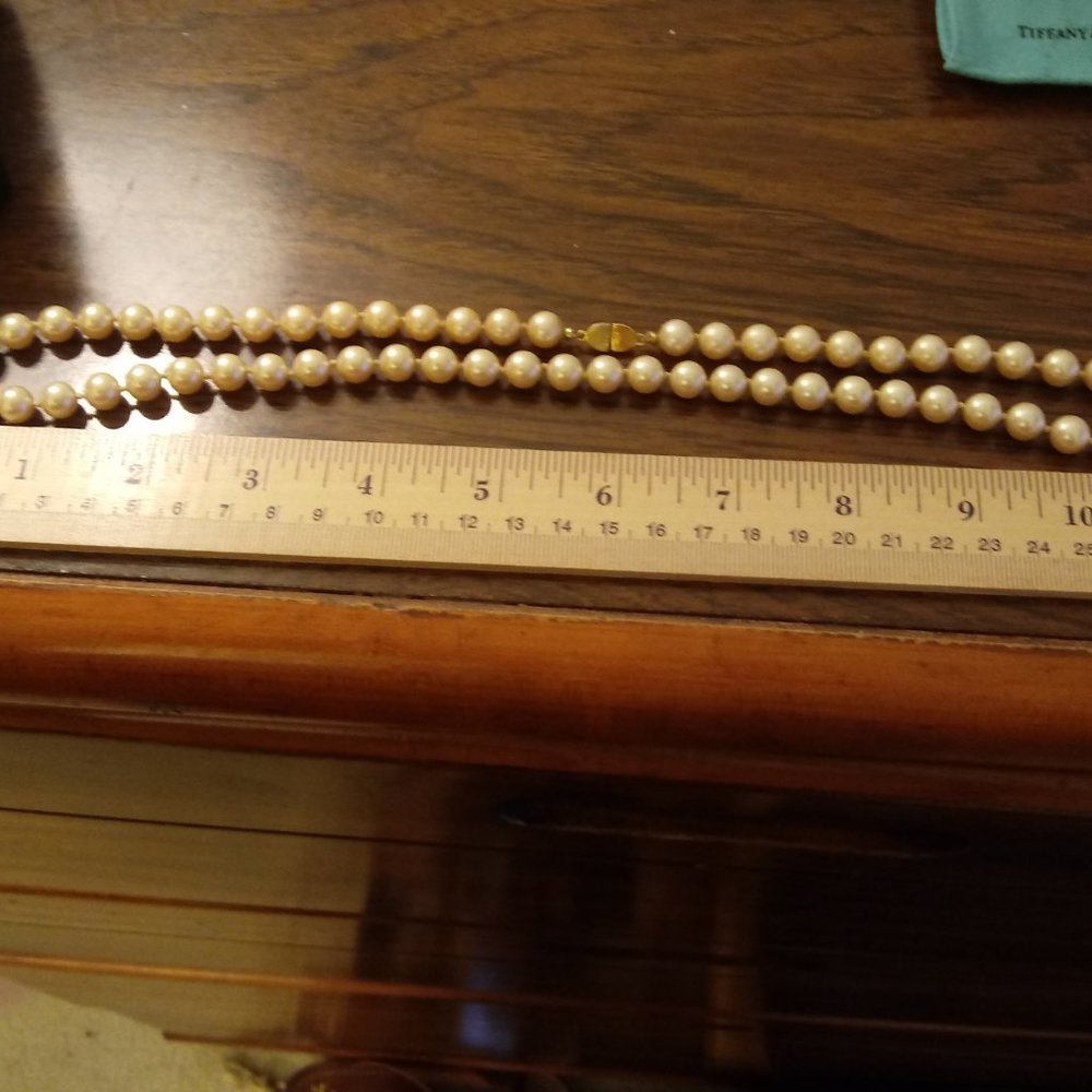 Monet Vintage Costume Pearl Necklace